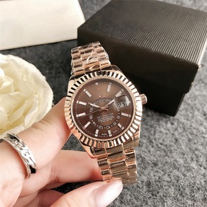 Dışbükey Lens ile erkek paslanmaz çelik izle cenevre takvim Miyota hareketi işaretçi ekran batı izle Dial - Product Image 3