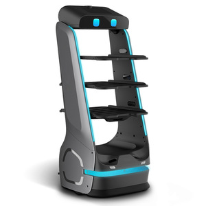 Mới tùy chỉnh nhà hàng khách sạn robot không người lái giao bữa ăn, phục vụ và phục vụ robot giao hàng nhà hàng thông minh - Product Image 1