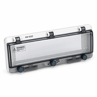 Couverture de fenêtre protectrice transparente IP67, couvercle en plastique PC pour boîtiers électroniques et d'instruments