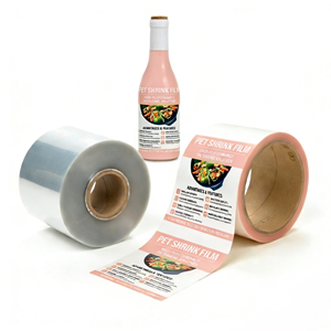 Película Plástica <span class=keywords><strong>Transparente</strong></span> Termoencogible Personalizada a <span class=keywords><strong>Precio</strong></span> de Fábrica, Película de Envoltura Termoencogible Impermeable de PET/PP para Agua Pura - Product Image 1