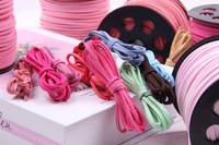 Corde en daim coréenne de 3MM, bricolage, cordon tressé décoratif, cordon en Faux daim pour la fabrication de bijoux, de colliers et de bracelets