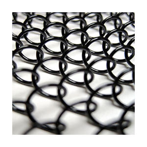 Fireplace Panel Mesh Spark Fire-Resistant Barrier Protective Door <strong>Hearth</strong> Screen Curtain - Product Image 3