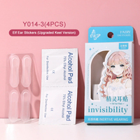 LMLTOP Bande adhésive invisible pour oreilles, durable, imperméable, réutilisable, outil cosmétique, adhésion instantanée et forte, autocollant pour oreilles d'elfe