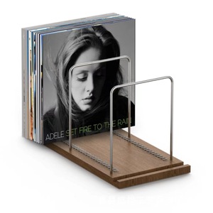 Iron Cd <b>Rack</b> Desktop Vinyl <b>Record</b> Display Storage <b>Rack</b> For Cafe Magazine Poster Hat Organizing - Product Image 1