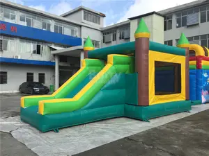 China inflável combo deslizante com castelo saltar casa bouncer