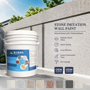 Peinture murale extérieure anti-taches pour maison, imitation pierre, à base d'eau, avec prix fabricant et <span class=keywords><strong>nuancier</strong></span> - Product Image 1