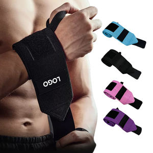 Bandes de maintien élastiques réglables pour poignets, pour entraînement fitness, musculation, haltérophilie et powerlifting, usage intensif - Product Image 1