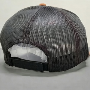 Custom Retro Summer Style Trucker Hat Brown & <b>Black</b> Mesh <b>Baseball</b> <b>Cap</b> Embroidery Outdoor Adjustable Hat for Outdoor Sports - Product Image 4