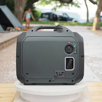 Générateur d'électricité portable à essence, monocylindre, 4 temps, 4000W/4500W, 230V/240V, refroidissement par air, inverseur, démarrage à distance pour usage domestique