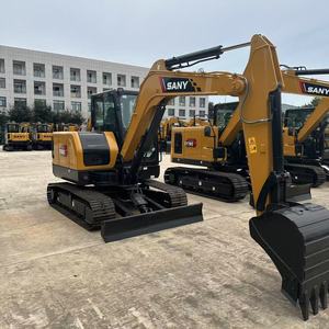 Mini-excavatrice SANY SY60C d'occasion de haute qualité, 6 tonnes, très demandée, avec peu d'heures de fonctionnement et des performances élevées, machine économique - Product Image 1