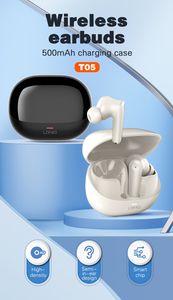 LDNIO TO5 ชุดหูฟังTWSหูฟังไร้สายBTหูฟังสเตอริโอกีฬาFoneหูฟังไร้สายสําหรับXiaomi Huaweiสําหรับ<span class=keywords><strong>iPhone</strong></span> - Product Image 2