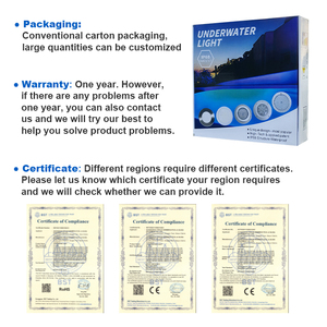 Fenlin PLP001 Lumière LED RGB sous-marine IP68 étanche 300 mm de diamètre 12V murale pour piscines enterrées/<span class=keywords><strong>hors</strong></span> <span class=keywords><strong>sol</strong></span> - Product Image 6