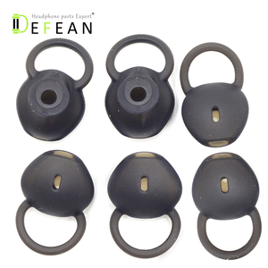 Defean Black Ear Buds Gel Tips Usable para Huawei <span class=keywords><strong>TalkBand</strong></span> B5 B 5 Pulsera inteligente Usable - Product Image 4