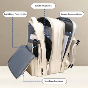 Sac à dos de voyage unisexe haut de gamme en jean grande capacité, imperméable, pour ordinateur portable, idéal pour l'école et les voyages transfrontaliers - Product Image 2