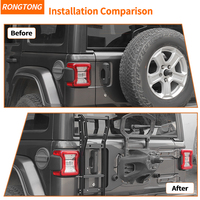 Échelle de hayon extérieure pour Jeep Wrangler JL 2018+