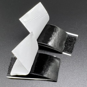 Heavy Duty Adhesion Strip Tape Self-Adhesive Sticky Back Interlocking Nylon Fabric Fastener Cable Tie <strong>Hook</strong> <strong>Loop</strong> Tape Reusable - Product Image 4