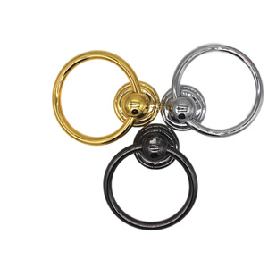 Tirador de Anillo de Aleación de Zinc de 70 mm, Cromado, Herraje para Muebles, Diseño Moderno - Product Image 3