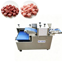Machine industrielle de découpe en cubes pour viande de bœuf, poulet, poitrine de porc frais, poisson – Équipement de découpe et de trançage de viande de poisson de haute qualité