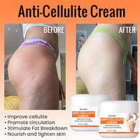 Crème hydratante pour le corps anti-cellulite pour les fesses et les cuisses, cible les fossettes tenaces