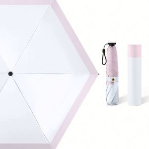 OEM New Design Pocket Promotional Capsule Parasol Portable UV Small Foldable Mini 5 Folding Custom Logo <b>Umbrella</b> - Product Image 4