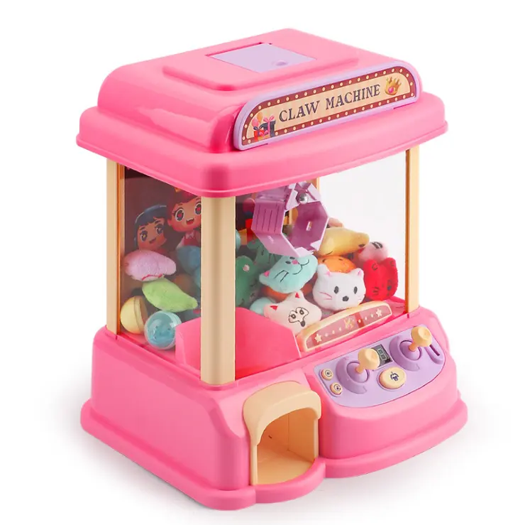 Mini Claw Machine, Intelligent System with Music and Lighting, Children The Best Gift