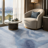 Tapis de chambre d'hôtel de luxe, design imprimé en nylon 3D personnalisé