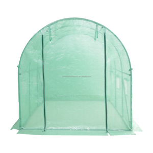 Gran Invernadero Comercial Multi-Span Agricultura Invernadero Vegetal Casa Verde Serre Tunnel De Jardin Hecho PE Plástico Verde - Product Image 1