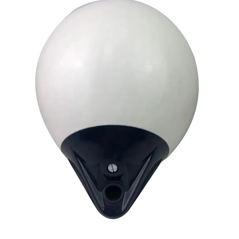 A0 Stock 21X28cm UV Proof White PVC material Inflatable Boat Balloon Buoy for River or Ocean Buoy Ball