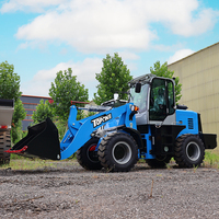 Mini Caricatore Approvato CE da 5000kg, Nuovo Mini Caricatore 4WD per Uso Agricolo, Caricatore Frontale in Vendita