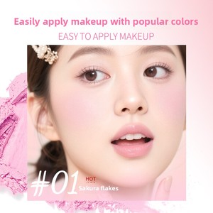 ไลฟ์เกิร์ลส์ บลัชออนแบบแท่ง สไตล์เกาหลี สีชมพูอ่อน บลัชออนเนื้อแมทท์ ติดทนนาน สีอ่อนโยน ไม่สดใส ใช้ฟองน้ำปัด - Product Image 6