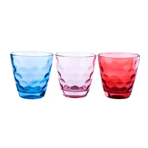 Promotional bar colorful beer cup/drinking glass/glassware/glass cup set wholesale