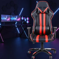Kursi Kantor Putar, Reclining, dan Dapat Diangkat untuk Kafe Internet, Balap, Komputer, dan E-Sports, Desain Sederhana