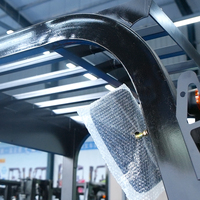 Kompakter Sitz-Elektrostapler mit 3 Rädern Kleiner Vollelektrischer Gabelstapler für Fabrik-Innenlogistik