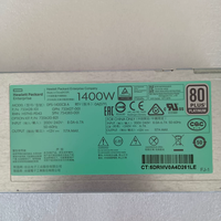 Catu Daya Hot Plug Flex Slot Plus 720620-B21 1400W Bekas 733428-101 733427-001 HSTNS-PD43 PSU untuk Server 380 580 Gen9