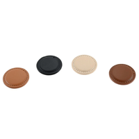 Marqueur de balle de golf magnétique plat 4x4cm, best-seller, marqueur de position magnétique, cadeaux pour golfeurs, marqueur de golf en cuir PU magnétique