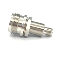 Adaptateur coaxial RF haute fréquence N/Sma-KYKBG, connecteur coaxial à ondes millimétriques, 50 ohms, matériau en acier inoxydable
