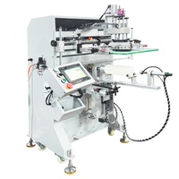 Máquina de Serigrafía Semiautomática para Botellas con Pantalla Táctil y Posicionamiento Automático de Cilindros - ¡Oferta!