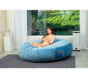 Tissu en <span class=keywords><strong>mousse</strong></span> en peluche, 7 pieds, 230cm, géant xxl, extra large, chaise à pouf, très grand <span class=keywords><strong>lit</strong></span> à pouf - Product Image 4