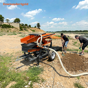 Machine <span class=keywords><strong>de</strong></span> lavage d'or automatique à faible taux <span class=keywords><strong>de</strong></span> défaillance, capacité 5 tonnes/heure, avec tamis personnalisé 6-20 mm pour la récupération d'or dans le <span class=keywords><strong>sable</strong></span> <span class=keywords><strong>de</strong></span> plage - Product Image 1