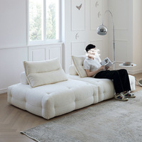Canapé modulable à boucle de couleur personnalisable petit volume sous vide canapé modulable canapé de compression canapé pour le salon