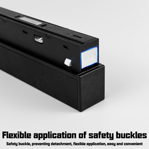 Sistema de Iluminación Magnético para Rieles, Conector de Esquina para Focos Empotrados, Fuente de Alimentación Integrada 48V, Controlador de Luz Magnética para Rieles - Product Image 5