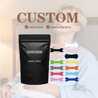 Bandes nasales personnalisées YR Anti-ronflement Sans latex Souples Bandes nasales performantes pour la respiration pendant le sommeil et le sport Livraison rapide