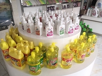 Liquide vaisselle au citron 1,5 kg Formule de nettoyage douce Rinçage facile Dégraissant pour la vaisselle