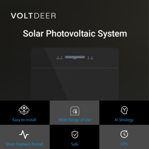 VOLTDEER เครื่องกำเนิดไฟฟ้าพลังงานแสงอาทิตย์แบบออลอินวัน ระบบกักเก็บพลังงานสำหรับระเบียงแบบเสียบปลั๊กใช้งานได้ทันที รุ่น SR5000 ความจุขนาดใหญ่ 5.12 กิโลวัตต์ชั่วโมง และกำลังไฟสูง 2.4 กิโลวัตต์ - Product Image 5