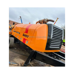 Pompe à béton diesel Sany HBT60C d'occasion de haute qualité, modèle 2022, productivité 5m³/h, moteur vertical 10m - Product Image 3
