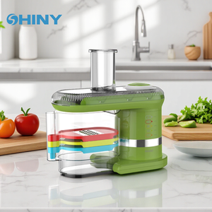 Robot culinaire électrique multifonctionnel brillant 7 en 1, trancheuse à légumes, hachoir pour la cuisine et la maison, 120V/240V - Product Image 1