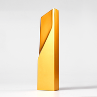Trophée personnalisé en résine écologique avec colonne torsadée, graphiques imprimés UV, pour cadeaux de salon professionnel, médailles et plaques