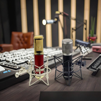 Support antichoc universel pour microphone Yinyu MSS05 pour micros de 5,0 à 6,0 cm avec suspension anti-vibration pour enregistrement en studio