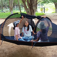Anti-Moskito-Schaukel Schlaf Hängematte Bett Hängematte Dreieck Baum Zelt Große Camping Hängematte