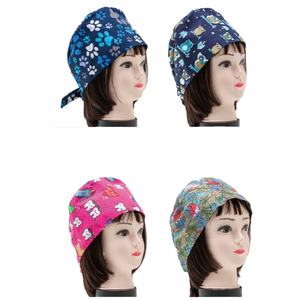 Cappelli Medici Unisex Personalizzati con Stampe Cartoon in Cotone Traspirante con Fodera in Raso Carino per Infermieri e Dottori Colore Personalizzabile - Product Image 3